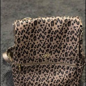 Freshly Picked Classic Diaper Bag Backpack Leopard
